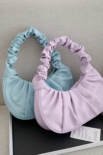 Geplooide handtas